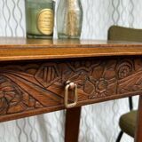 Vintage Art Deco side table / pedestal table