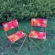 Set of 4 vintage 1970s camping folding chairs
