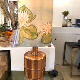 Copper and silk lamp, 1970