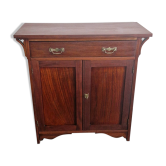 Buffet ancien en acajou signé Maple & Co, époque XIXème