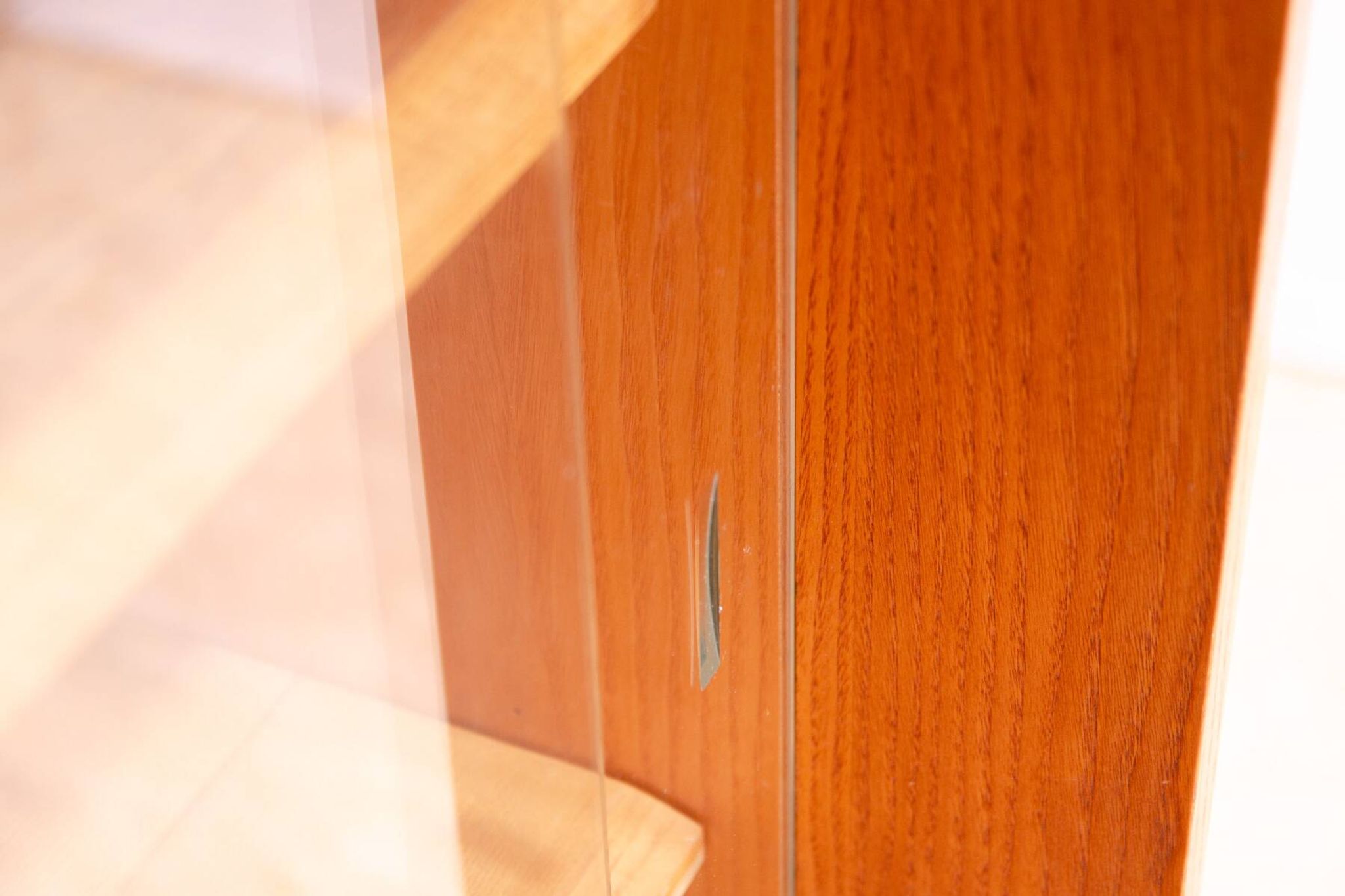 Midcentury glazed bookcase by František Mezulánik for UP Závody, 1960s