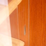 Midcentury glazed bookcase by František Mezulánik for UP Závody, 1960s