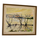 Peinture à l'huile sur toile suédoise originale « Côté eau »