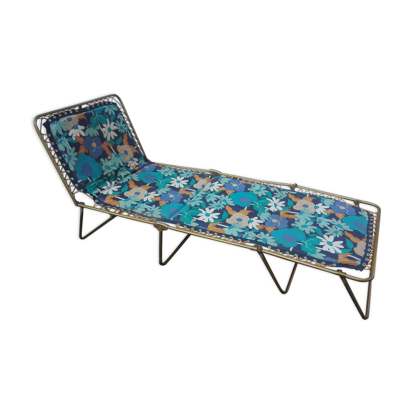 Chair long transat lafuma vintage 70s