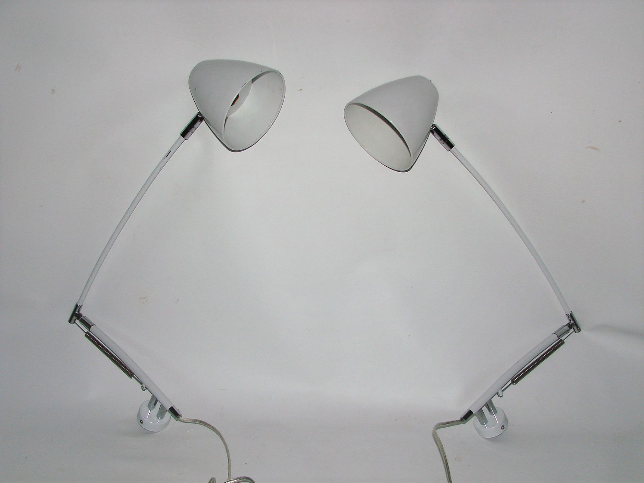 Pair of wall lamps, 90s