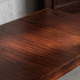 Extendable dining table in rosewood by Inger Klingenberg for Fristho, Dutch design, 1960s