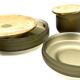 Yellow Murano glass smoking set, VeArt, Italy 1970