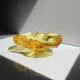 Mid-Century Modern Murano Ashtray in yellow, 1960s