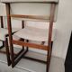 chaises de Henning Sorensen en palissandre massif et lainage blanc