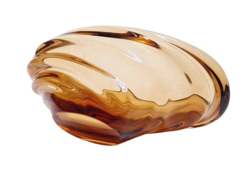 Fruit bowl attributed to J. Hospodek for Chribska Sklara, former Czechoslovakia, 1960s