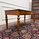 Classic English Writing Desk Black Leather
