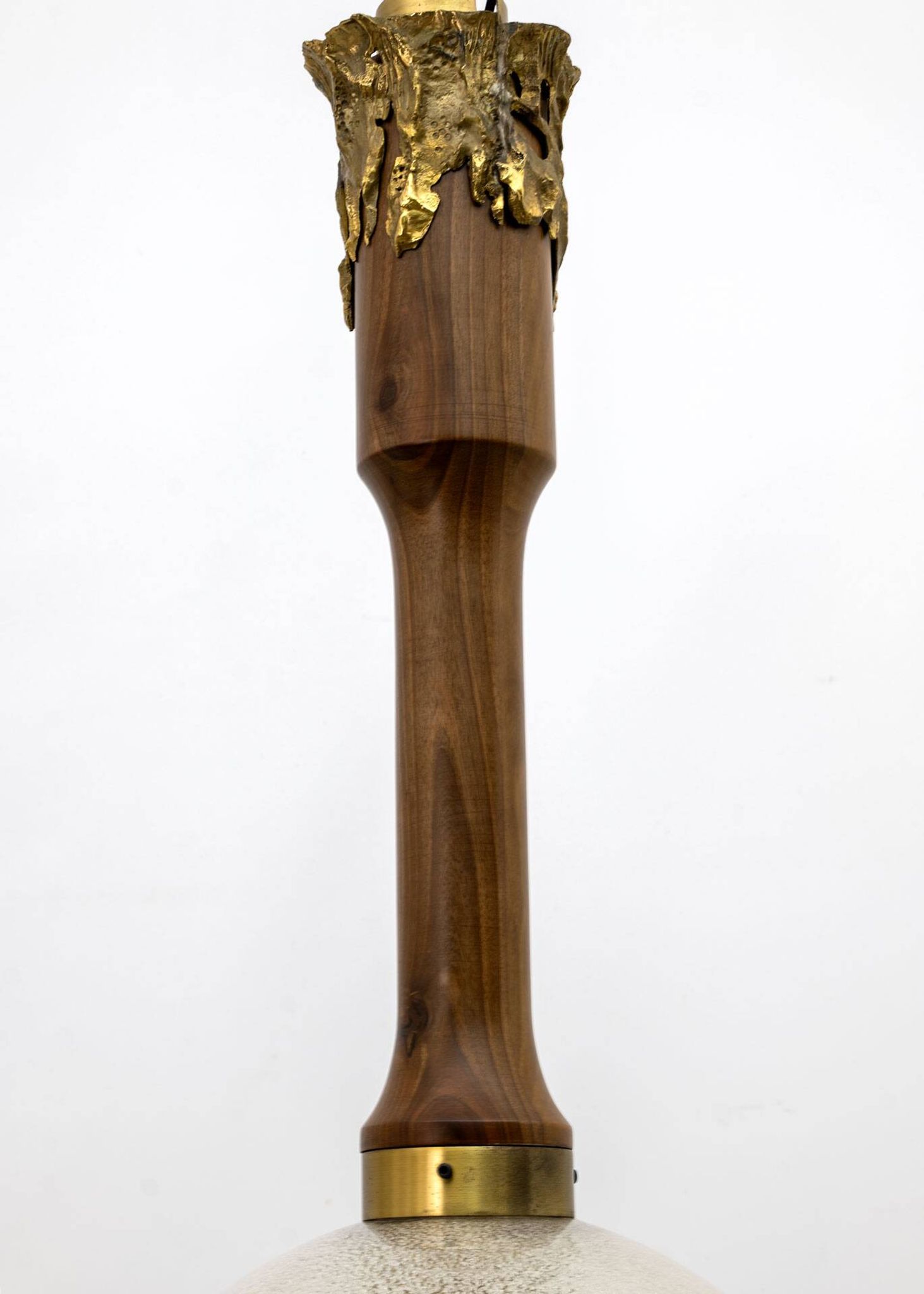 Angelo Brotto - Murano glass and bronze chandelier - Mid-Century - Esperia,