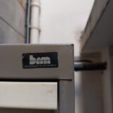 Metal locker with 10 flaps