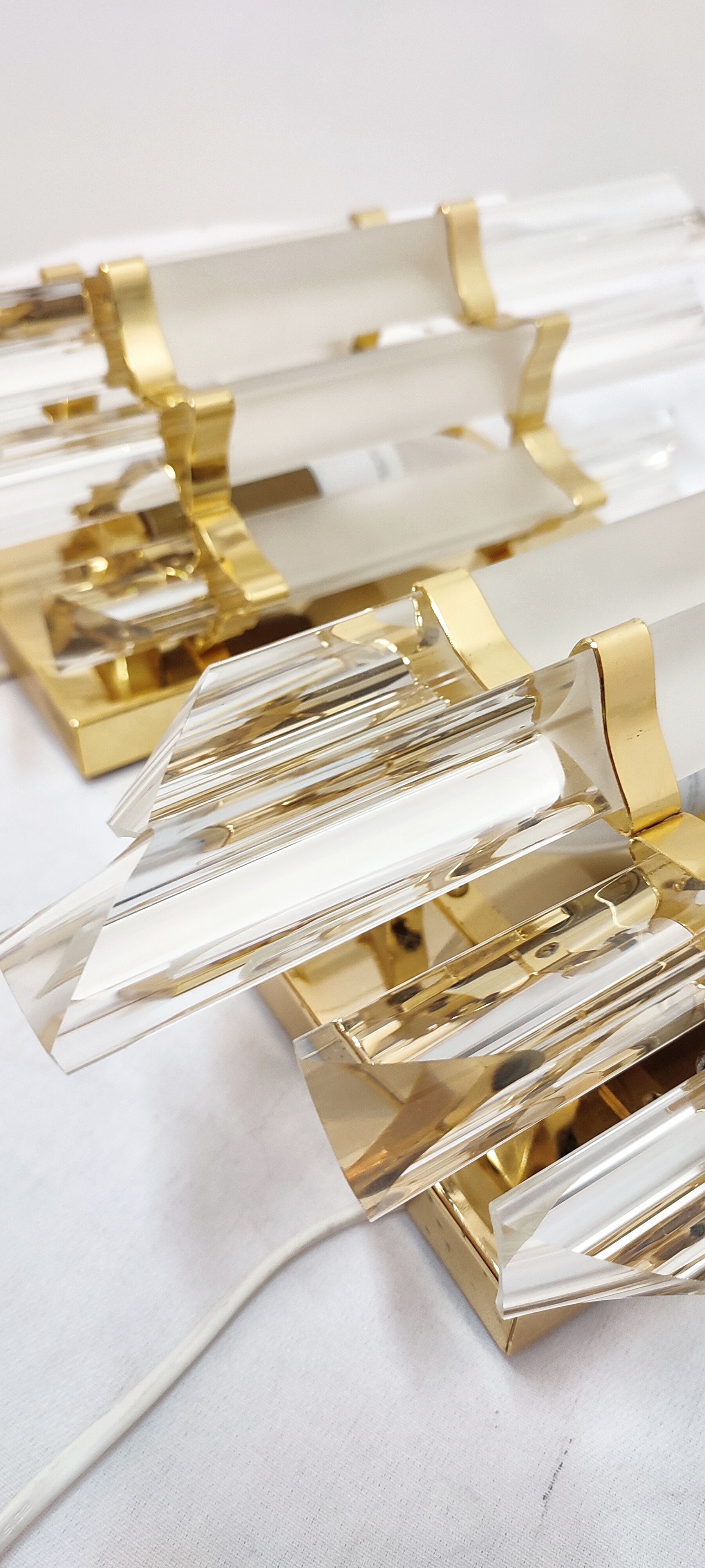 Appliques "Venini" of Murano glass. Italy 1980s.