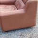 Paire de fauteuils et canapé De Sede en cuir cognac des années 70/80