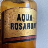 Old bottle of pharmacy "rose water"