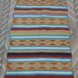 Tapis multicolore en laine tissé à la main 167x97cm