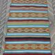 Multicolored hand-woven wool carpet 167x97cm