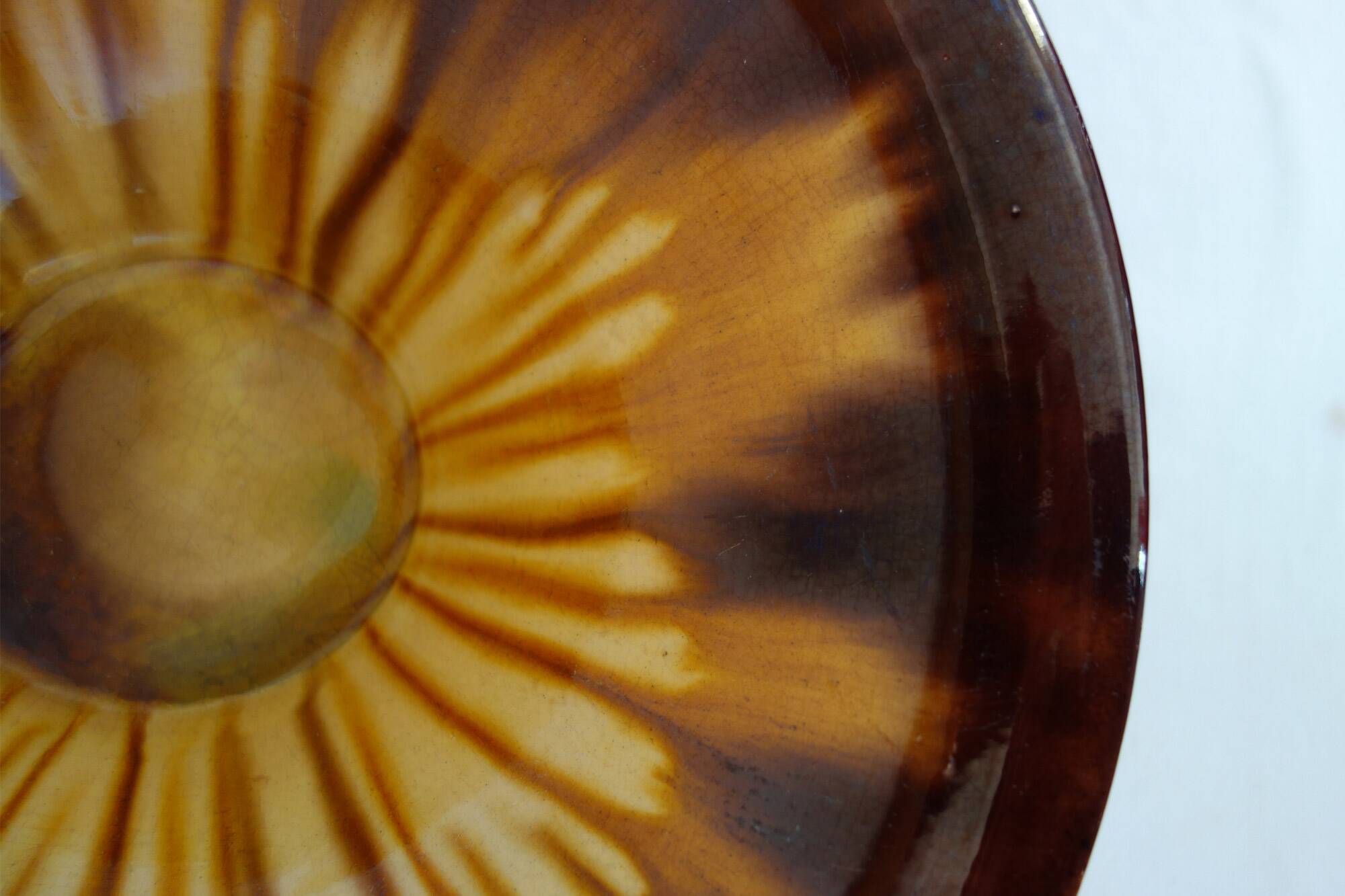 Vallauris earthenware fruit bowl 1950s by Calvas