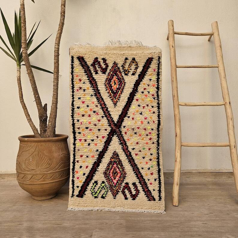 Mini handmade rug 100cmx150cm