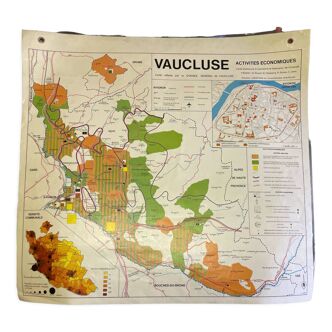 Map Vaucluse 1984