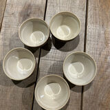 Stoneware pot bowls from Digoin France