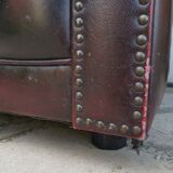 Leather chesterfield