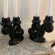 Pair of Vallauris ceramic candlesticks
