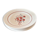 Flat porcelain plates Badonviller model Francine