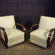 Paire de fauteuils Art Déco