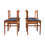 Set of 4 danish dining chairs in teak 1948/1950