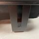 Black Leather Ake Fribytter “Kroken” Two-Seater Sofa for Nelo Möbel. Sweden