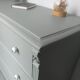 Oak chest of drawers