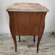 Chevet, meuble d’appoint en bois et marbre