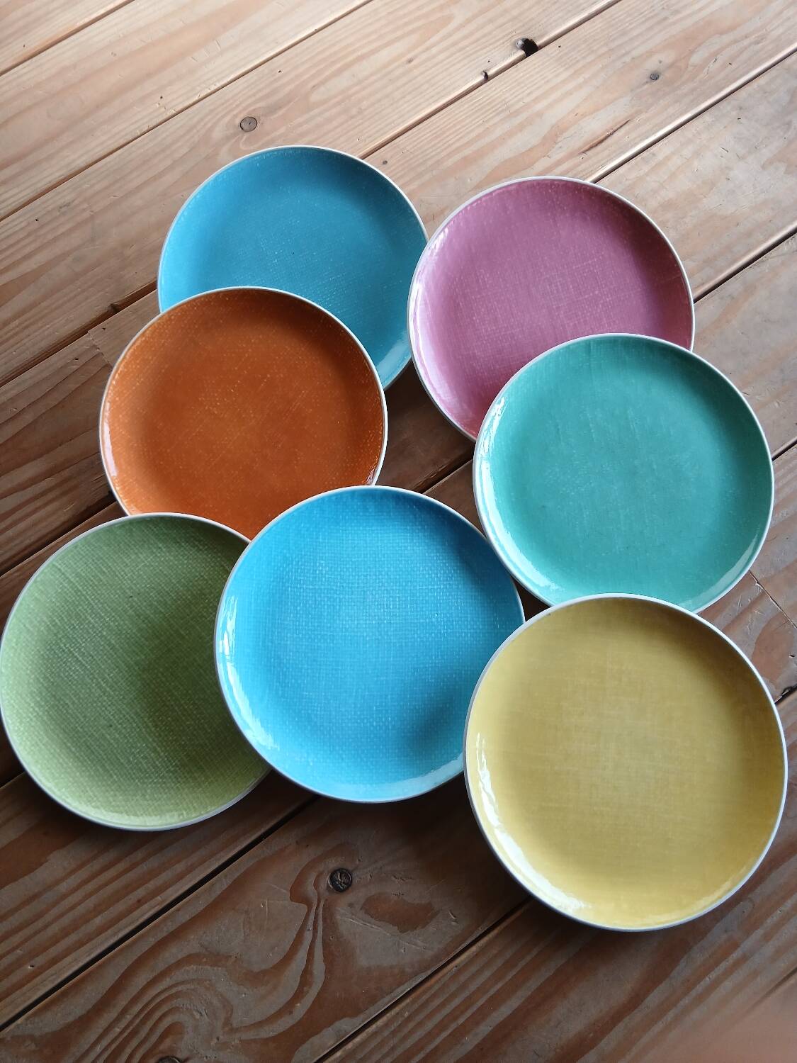 Deauville plates by Salins