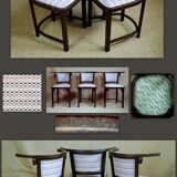 Trio of chairs Fledermaus THONET