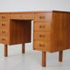 Restored danish teak desk, 1960's