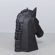 Sculpture de tête de cheval en fonte par Andreas Wargenbrant (4/8)