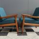 Set Teak Danish chairs by Jull Kristensen 1960s