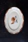 Antique oval serving dish in Digoin Sarreguemines faience 9181 – Decor f