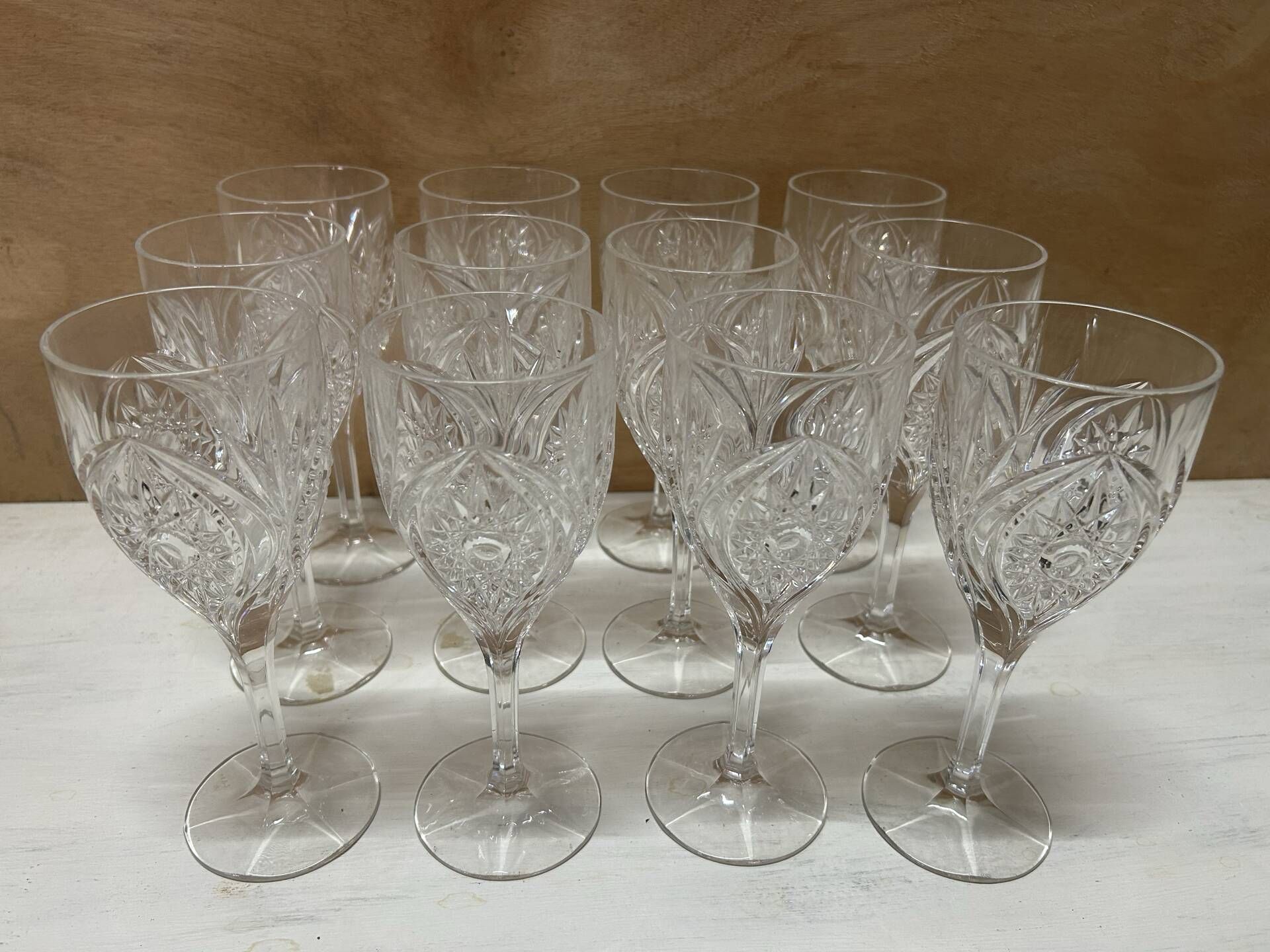 Set of 24 crystal glasses for red and white wine Nachtmann