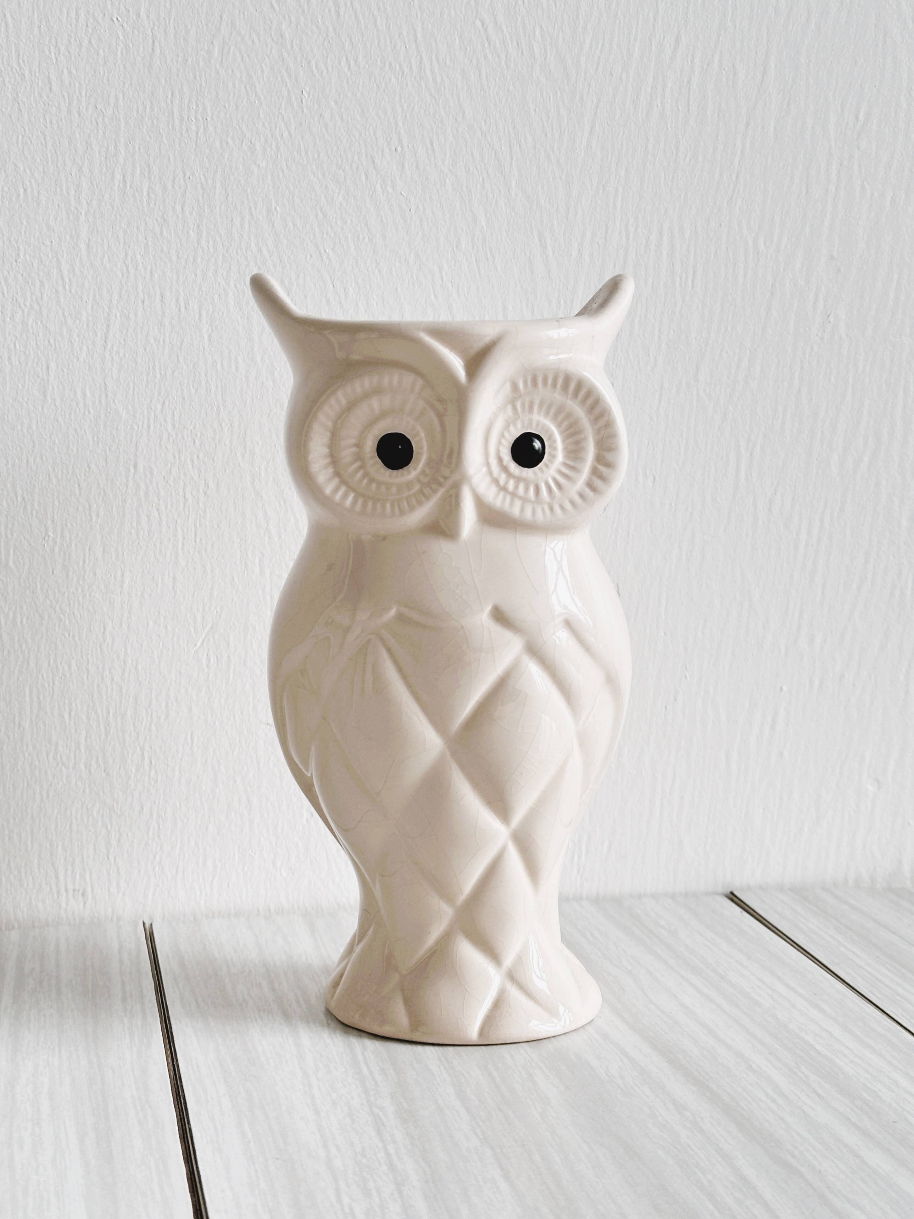 Owl kitchen utensil pot.
