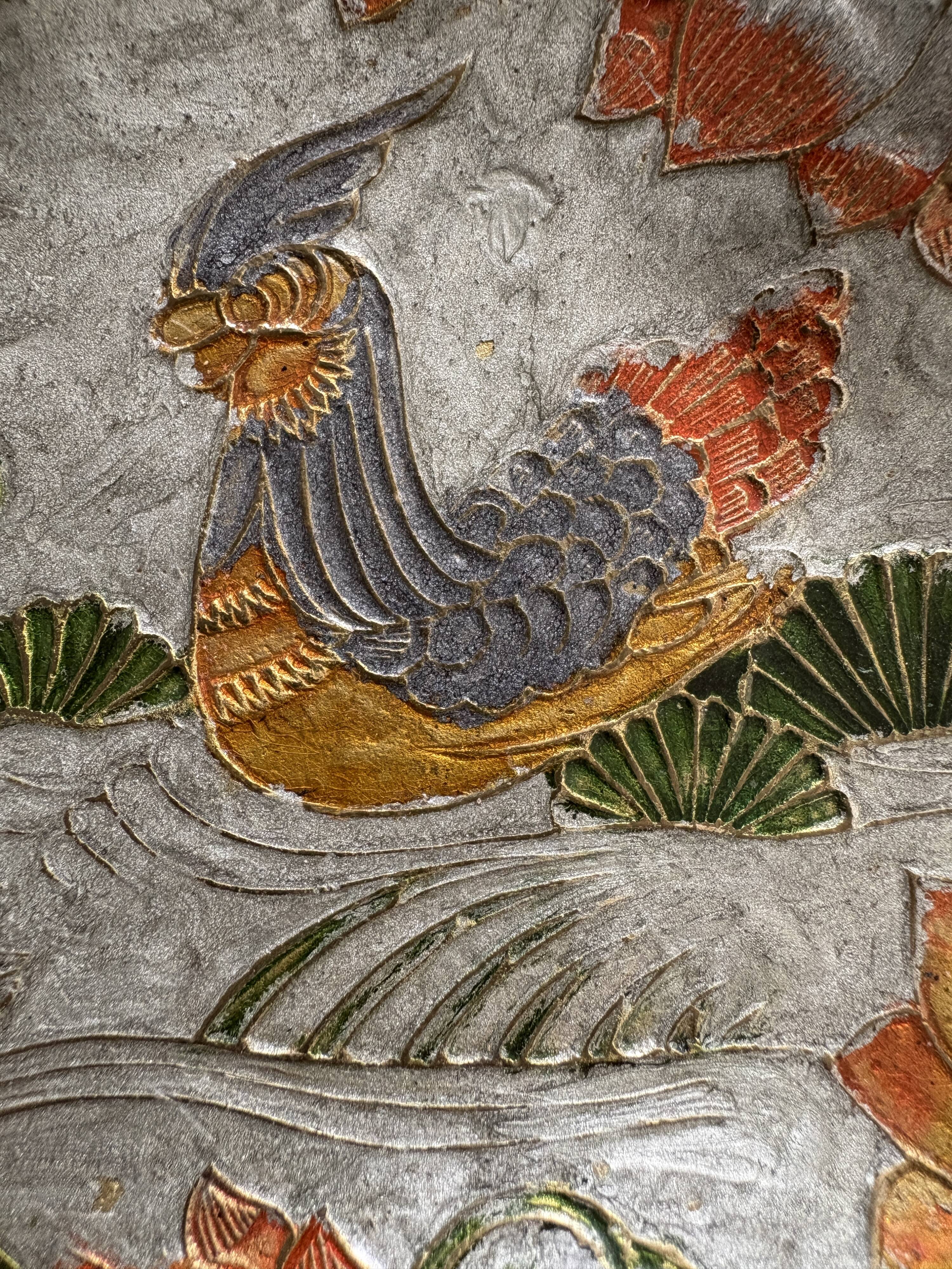 Old brass pocket emptier