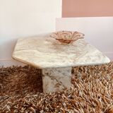 Vintage marble coffee/side table 1970s