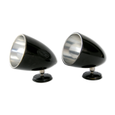 Pair of vintage 1950 adjustable spotlights
