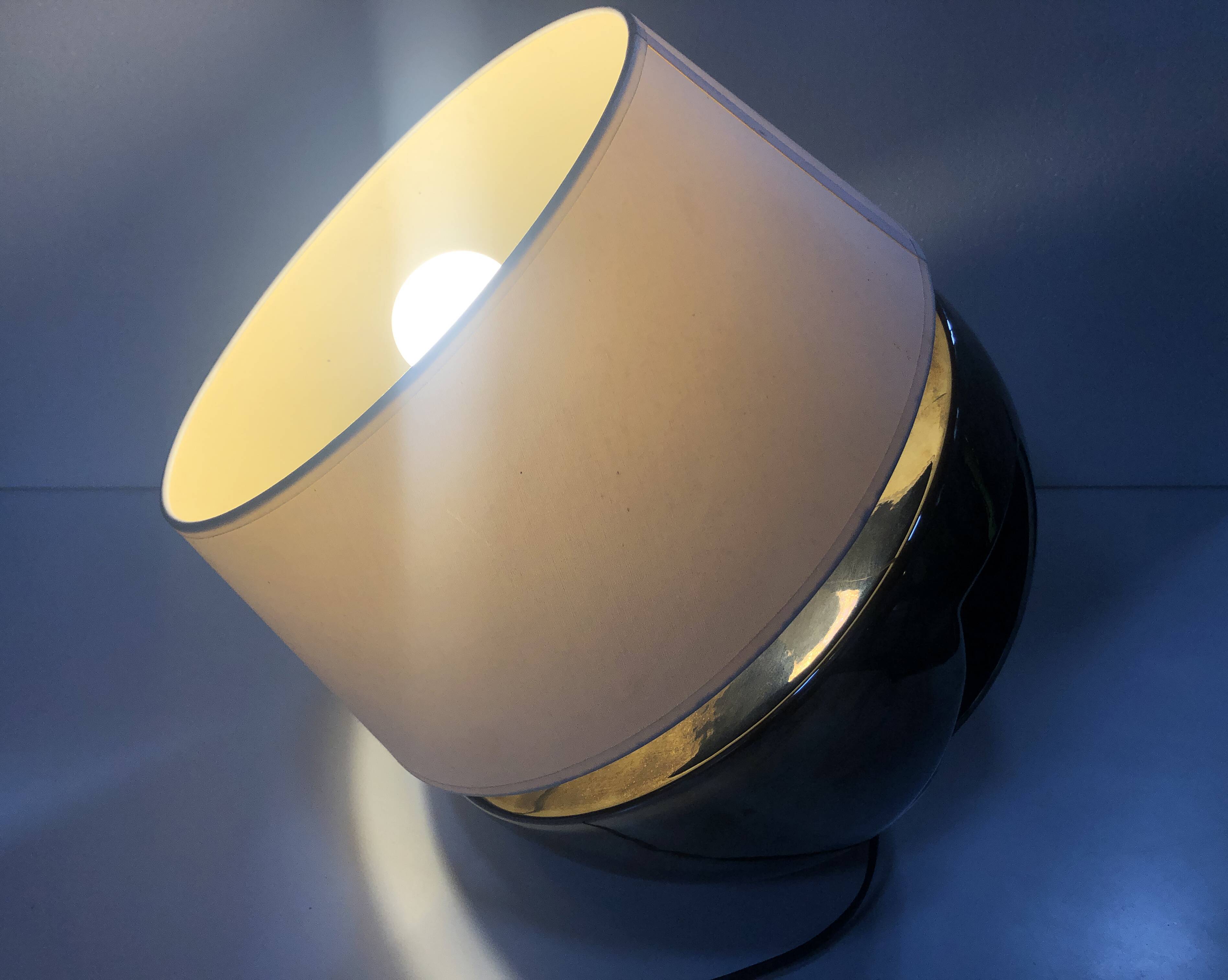 Large Vintage Lamp • Glazed Earthenware • Louis Drimmer • Space Age • 1960