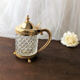 Candy box glass and brass