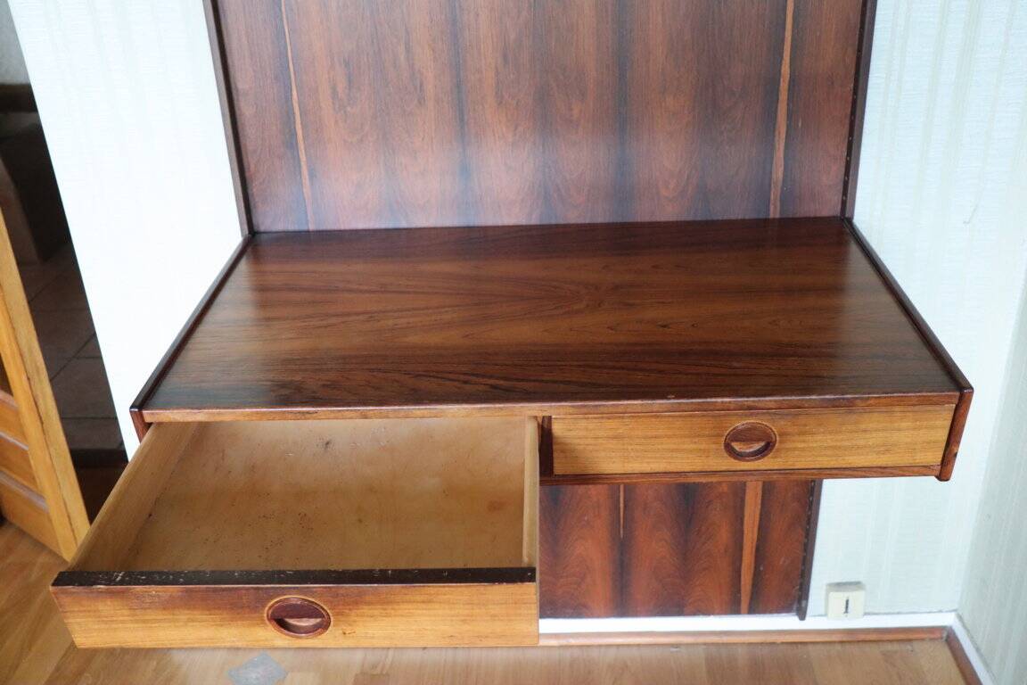 Danish wall unit by Thygesen and Sorensen in rosewood, 1960