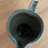 Signed ceramic carafe pitcher