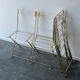4 chaises pliantes « les invisibles » pour Marais international 1970